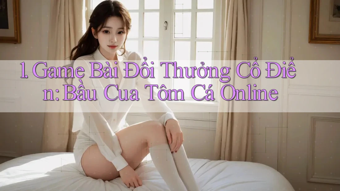 1. Game Bài Đổi Thưởng Cổ Điển: Bầu Cua Tôm Cá Online 1. Game Bài Đổi Thưởng Cổ Điển: Bầu Cua Tôm Cá Online