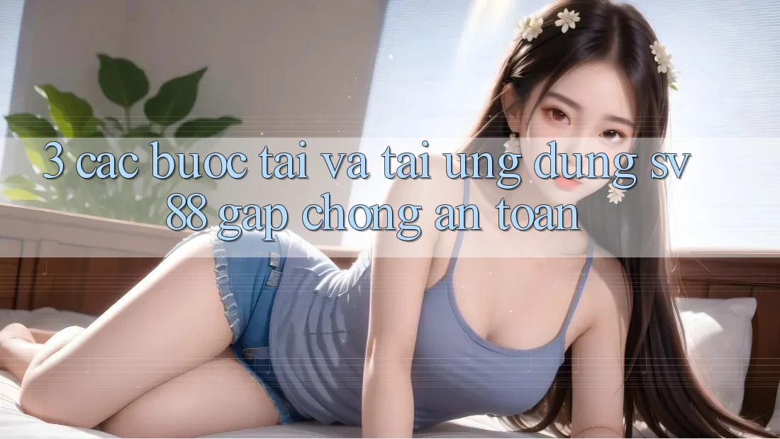 3. Các bước Tải Và Tải Ứng Dụng sv88 Gấp chóng, An Toàn 3. Các bước Tải Và Tải Ứng Dụng sv88 Gấp chóng, An Toàn