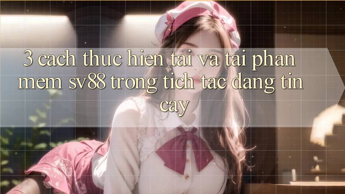 3. Cách thực hiện Tải Và Tải Phần mềm sv88 Trong tích tắc, Đáng tin cậy
