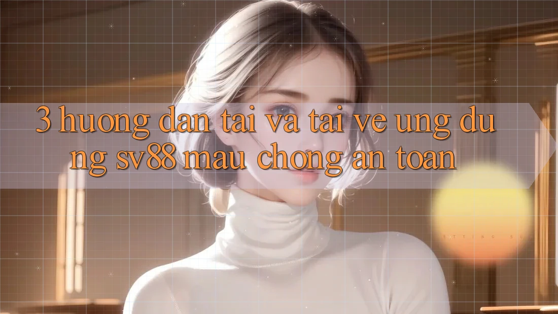 3. Hướng Dẫn Tải Và Tải về Ứng Dụng sv88 Mau Chóng, An Toàn 3. Hướng Dẫn Tải Và Tải về Ứng Dụng sv88 Mau Chóng, An Toàn
