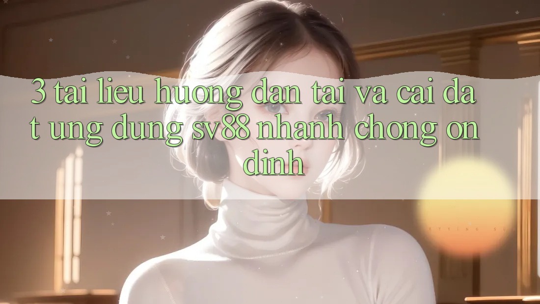 3. Tài liệu hướng dẫn Tải Và Cài Đặt Ứng Dụng sv88 Nhanh Chóng, Ổn định 3. Tài liệu hướng dẫn Tải Và Cài Đặt Ứng Dụng sv88 Nhanh Chóng, Ổn định