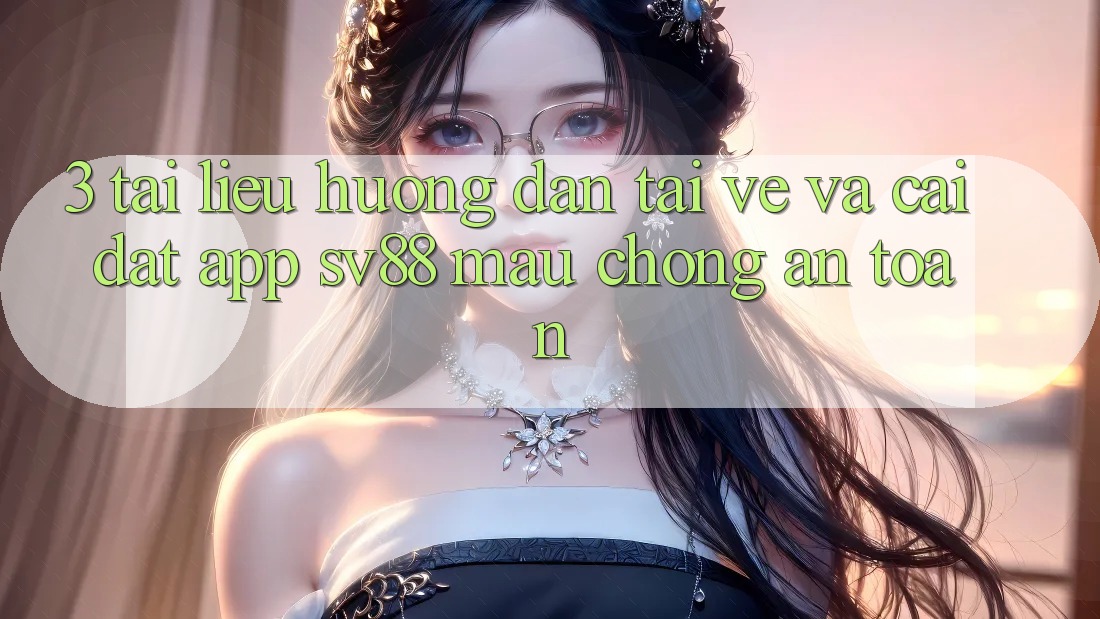 3. Tài liệu hướng dẫn Tải về Và Cài Đặt App sv88 Mau Chóng, An Toàn 3. Tài liệu hướng dẫn Tải về Và Cài Đặt App sv88 Mau Chóng, An Toàn