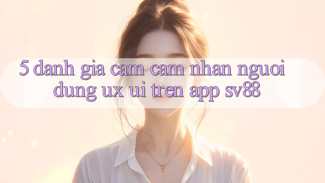 5. Đánh Giá Cảm cảm nhận Người Dùng (UX/UI) Trên App sv88