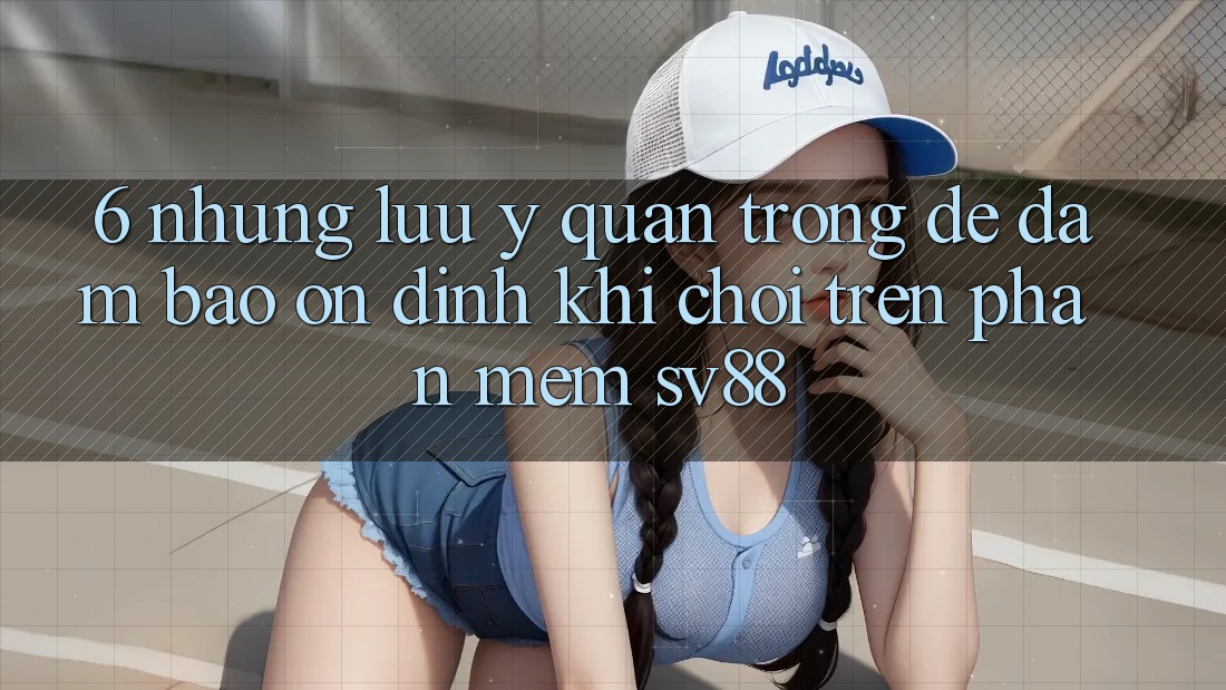 6. Những Lưu Ý Quan Trọng Để Đảm Bảo Ổn định Khi Chơi Trên Phần mềm sv88