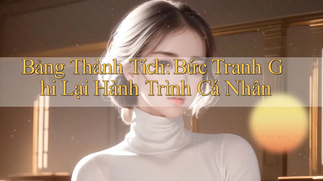 Bảng Thành Tích: Bức Tranh Ghi Lại Hành Trình Cá Nhân