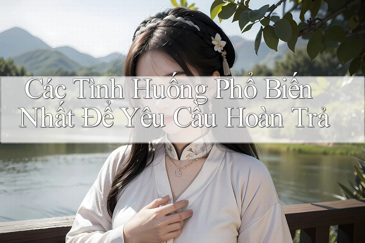 Các Tình Huống Phổ Biến Nhất Để Yêu Cầu Hoàn Trả
