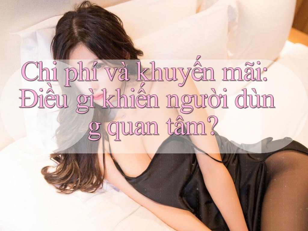 Chi phí và khuyến mãi: Điều gì khiến người dùng quan tâm?
