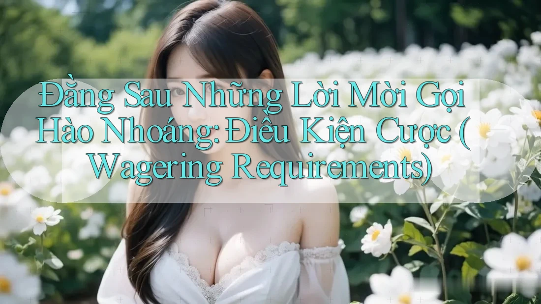 Đằng Sau Những Lời Mời Gọi Hào Nhoáng: Điều Kiện Cược (Wagering Requirements)