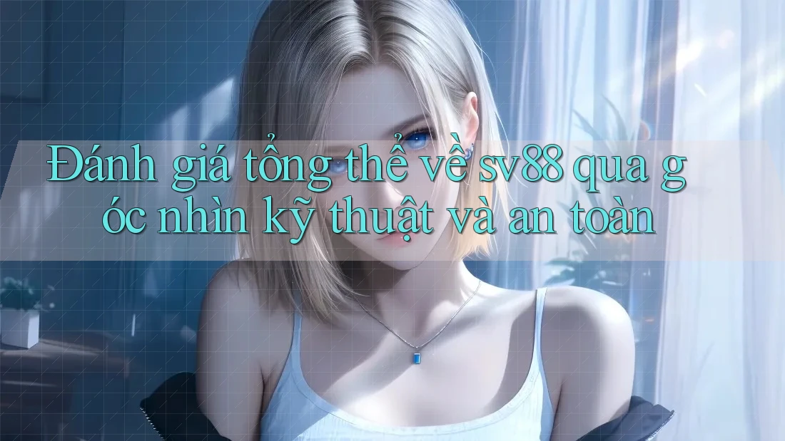 Đánh giá tổng thể về sv88 qua góc nhìn kỹ thuật và an toàn Đánh giá tổng thể về sv88 qua góc nhìn kỹ thuật và an toàn