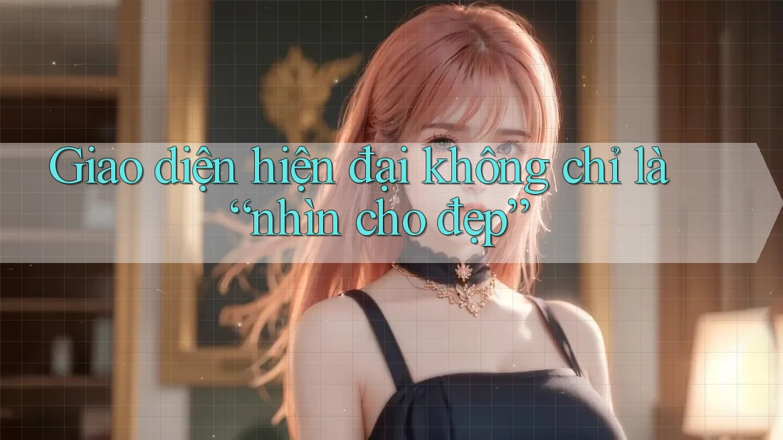 Giao diện hiện đại không chỉ là “nhìn cho đẹp” Giao diện hiện đại không chỉ là “nhìn cho đẹp”