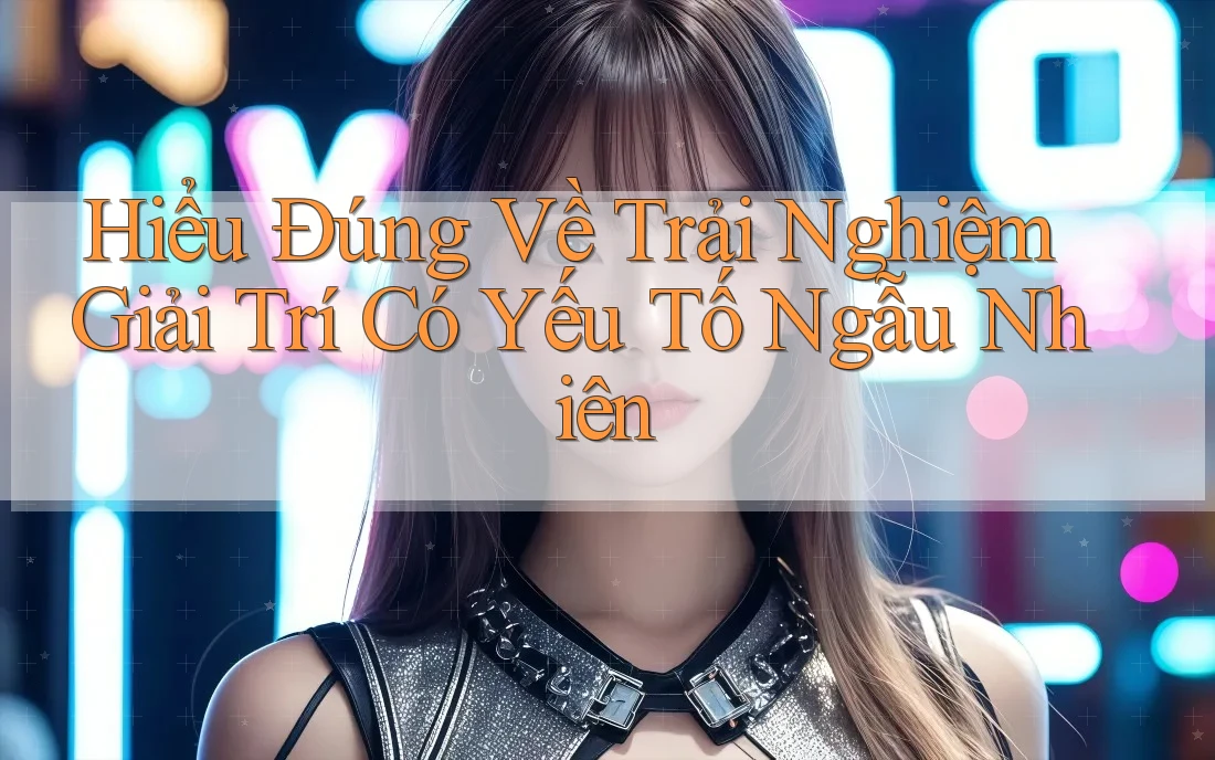Hiểu Đúng Về Trải Nghiệm Giải Trí Có Yếu Tố Ngẫu Nhiên