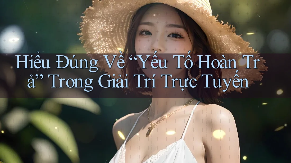 Hiểu Đúng Về “Yếu Tố Hoàn Trả” Trong Giải Trí Trực Tuyến