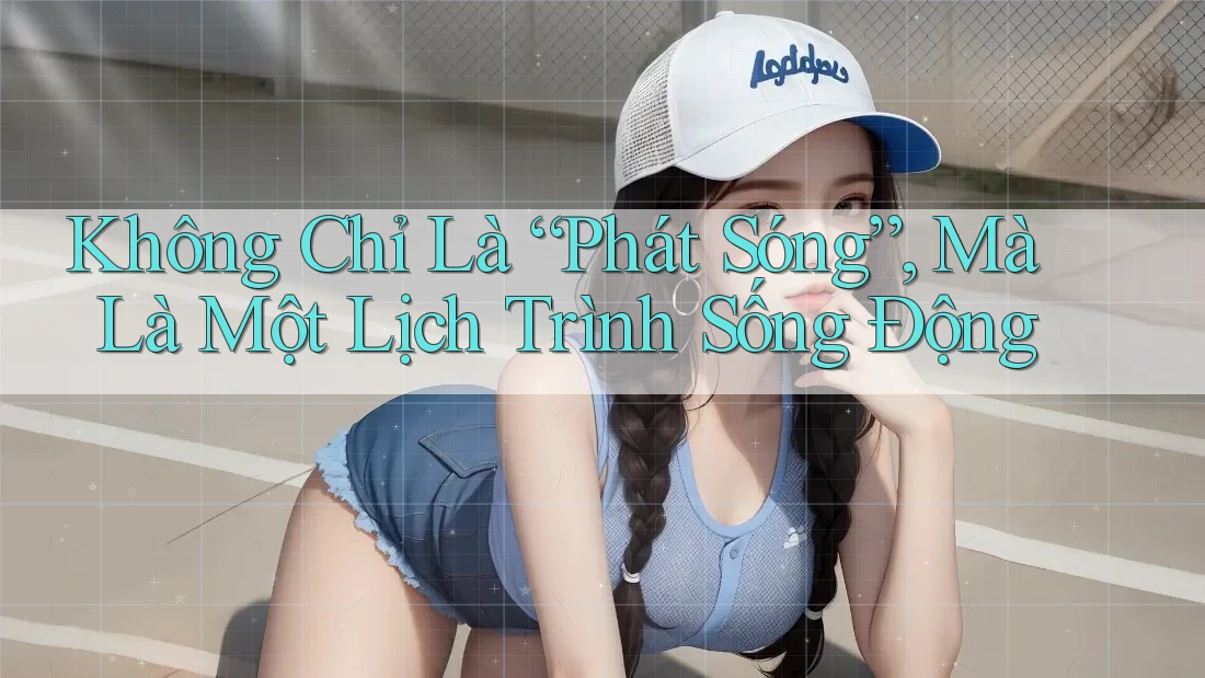 Không Chỉ Là “Phát Sóng”, Mà Là Một Lịch Trình Sống Động