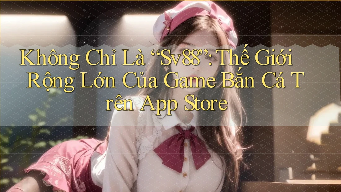 Không Chỉ Là “Sv88”: Thế Giới Rộng Lớn Của Game Bắn Cá Trên App Store Không Chỉ Là “Sv88”: Thế Giới Rộng Lớn Của Game Bắn Cá Trên App Store