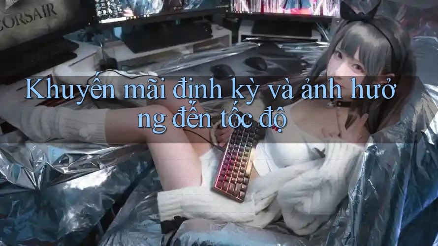 Khuyến mãi định kỳ và ảnh hưởng đến tốc độ