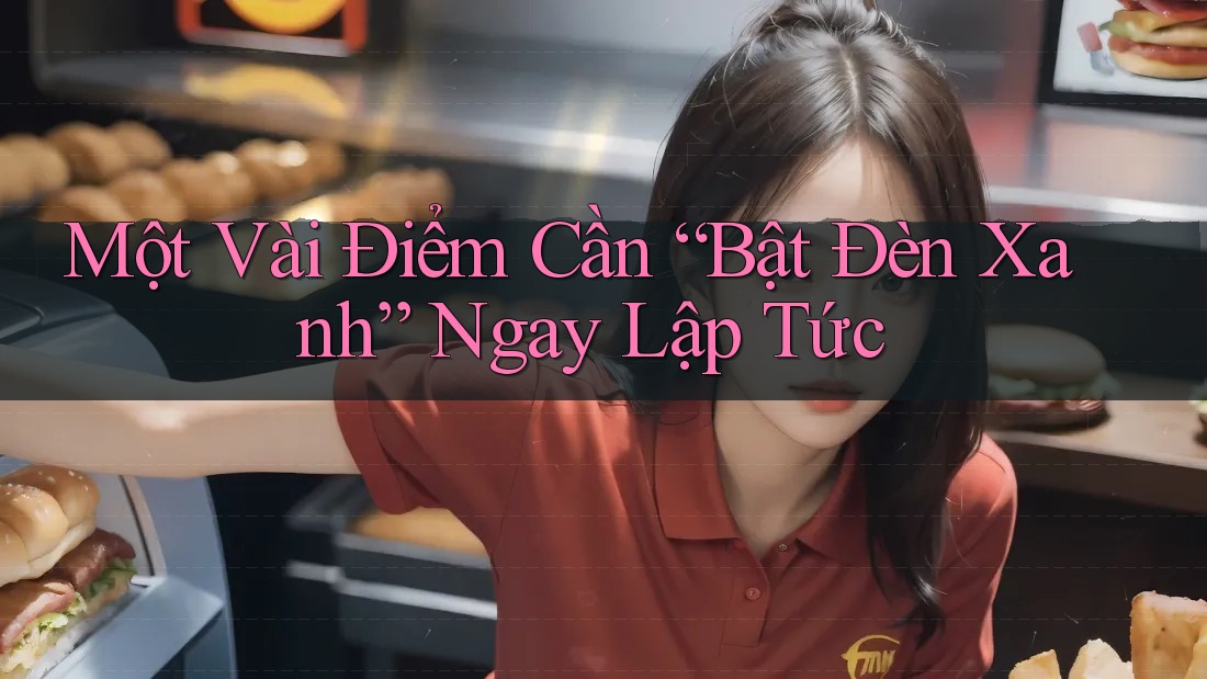 Một Vài Điểm Cần “Bật Đèn Xanh” Ngay Lập Tức Một Vài Điểm Cần “Bật Đèn Xanh” Ngay Lập Tức