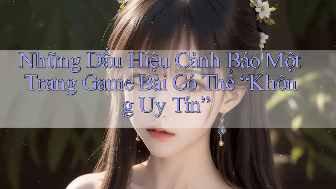Những Dấu Hiệu Cảnh Báo Một Trang Game Bài Có Thể “Không Uy Tín” Những Dấu Hiệu Cảnh Báo Một Trang Game Bài Có Thể “Không Uy Tín”