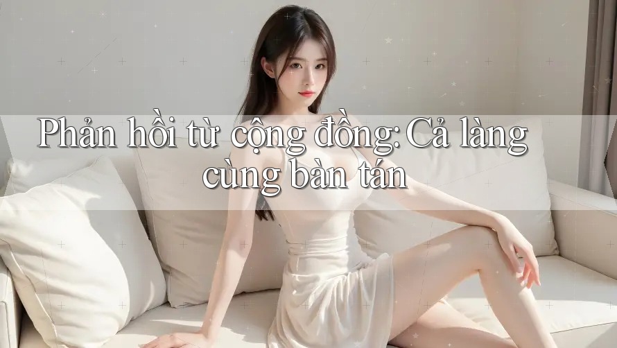 Phản hồi từ cộng đồng: Cả làng cùng bàn tán Phản hồi từ cộng đồng: Cả làng cùng bàn tán