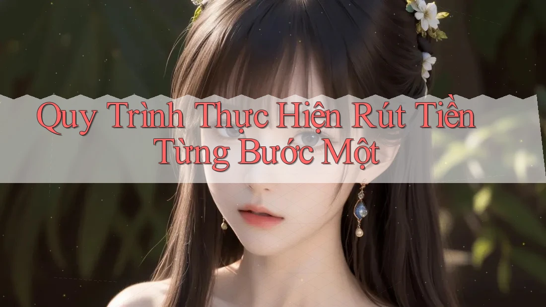 Quy trình thực hiện rút tiền từng bước một