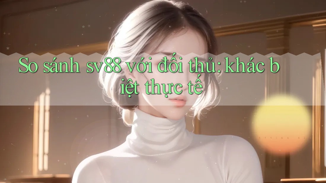 So sánh sv88 với đối thủ: khác biệt thực tế So sánh sv88 với đối thủ: khác biệt thực tế