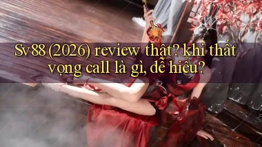 Sv88 (2026) review thật khi thất vọng call là gì, dễ hiểu