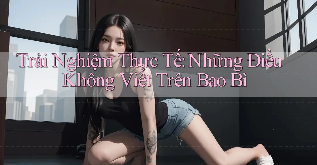Trải Nghiệm Thực Tế: Những Điều Không Viết Trên Bao Bì