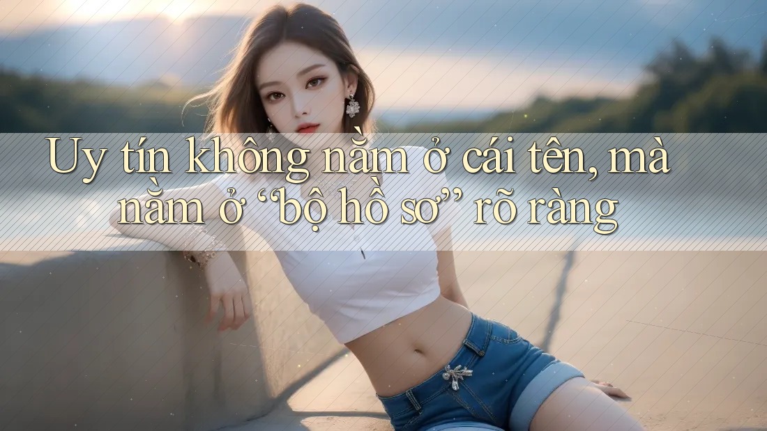 Uy tín không nằm ở cái tên, mà nằm ở “bộ hồ sơ” rõ ràng Uy tín không nằm ở cái tên, mà nằm ở “bộ hồ sơ” rõ ràng