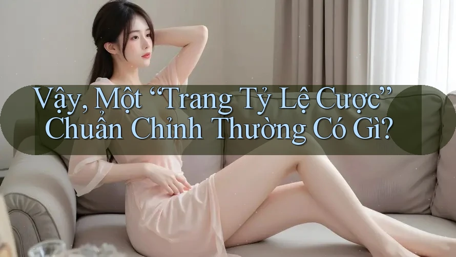 Vậy, Một “Trang Tỷ Lệ Cược” Chuẩn Chỉnh Thường Có Gì?